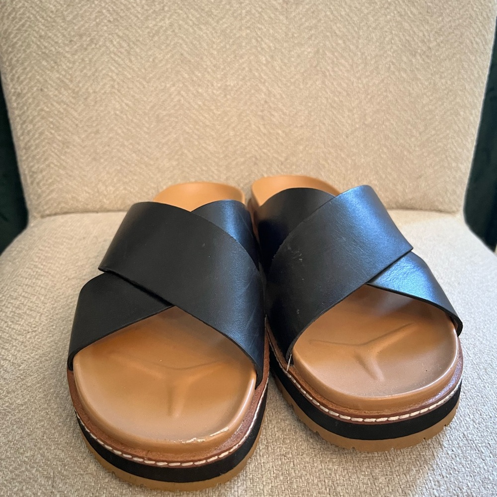 Madewell Black Leather Mules - Picture 5 of 5